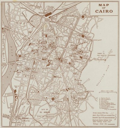 Carte du Caire - English School