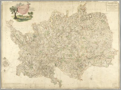 Carte du Hertfordshire - English School