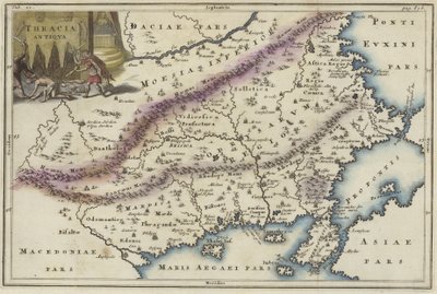 Carte de la Thrace - English School