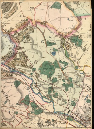 Carte montrant Toll Bar House, Morris Lane, Kirkstall, West Yorkshire - English School