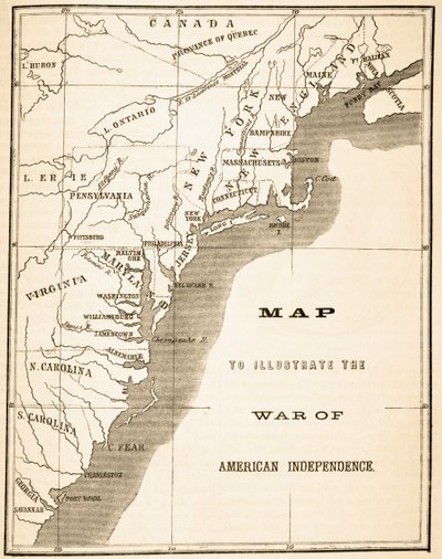 Carte pour illustrer la guerre d