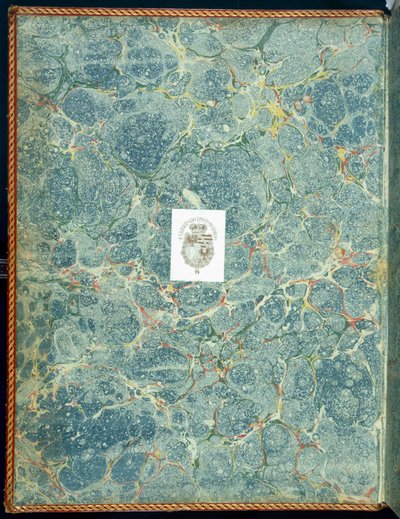 Papier marbré - English School