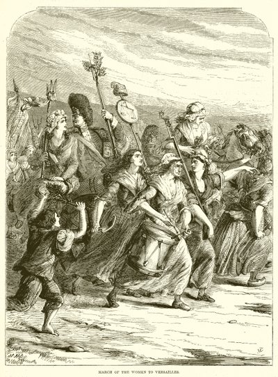 Marche des femmes à Versailles - English School