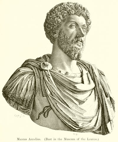 Marc Aurèle (Buste au Musée du Louvre) - English School