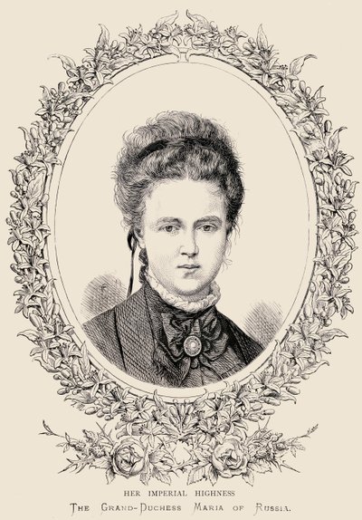 Maria Alexandrovna (1853-1920) Son Altesse Impériale La Grande Duchesse de Russie - English School