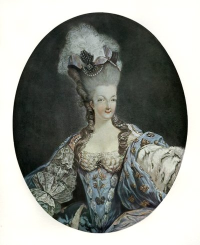 Marie-Antoinette, reine de France (impression) - English School