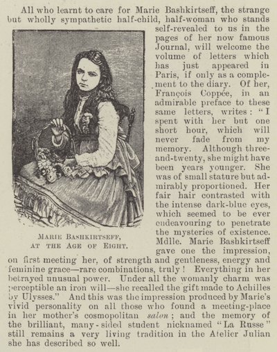Marie Bashkirtseff, à l