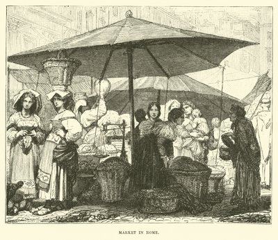 Marché à Rome - English School