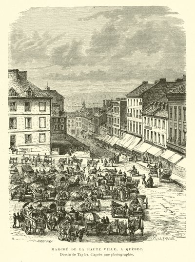 Marché de la Haute-Ville, Québec, Canada - English School