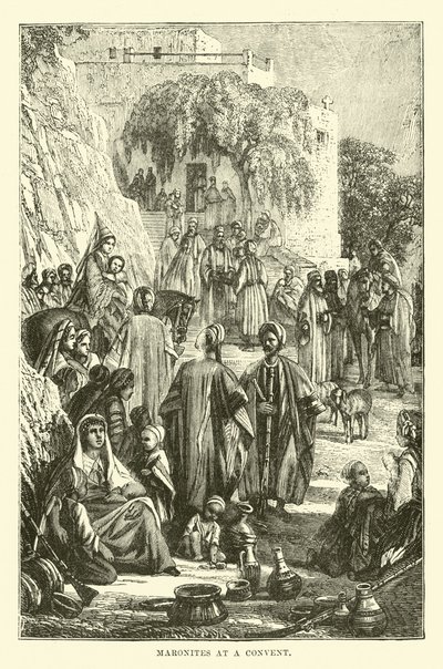 Maronites dans un couvent - English School