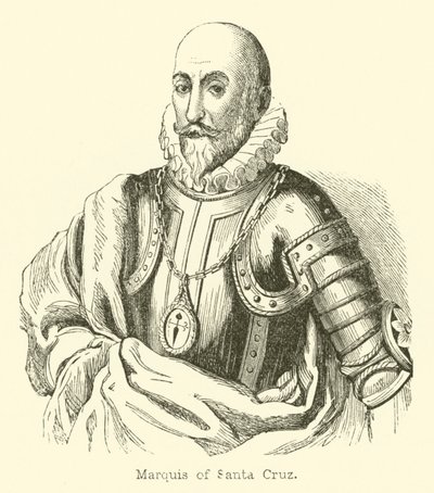 Marquis de Santa Cruz (gravure) - English School