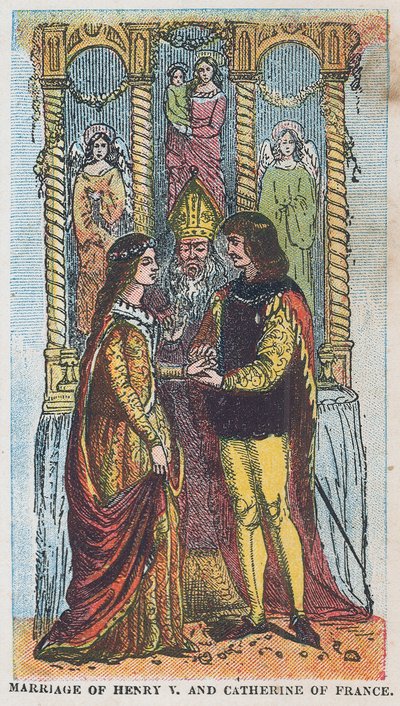 Mariage du roi Henri V et de Catherine de France - English School