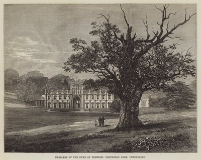Mariage du duc de Norfolk, Donington Park, Derbyshire - English School