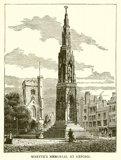 Mémorial des martyrs à Oxford - English School