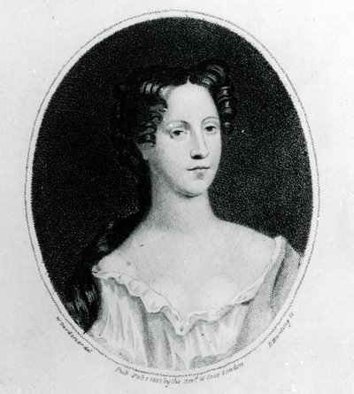 Mary Burwell, épouse de Robert Walpole, gravure réalisée par W. Gardiner, 1802 (gravure) - English School