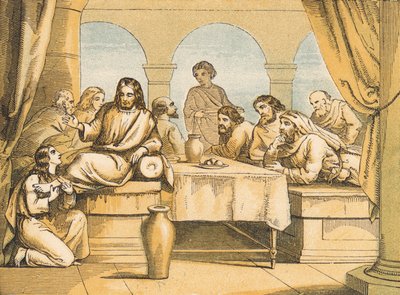 Marie oint les pieds de Jésus - English School
