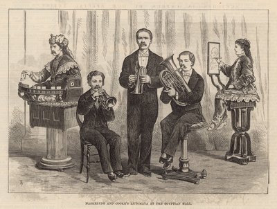Automates de Maskelyne et Cooke au Egyptian Hall - English School