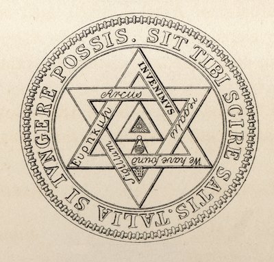 Sceau maçonnique du Grand Chapitre de Londres, de 