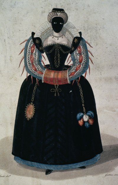 Costume de mascarade dans le style de Henri III - English School