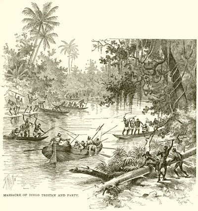 Massacre de Diego Tristan et de son groupe - English School