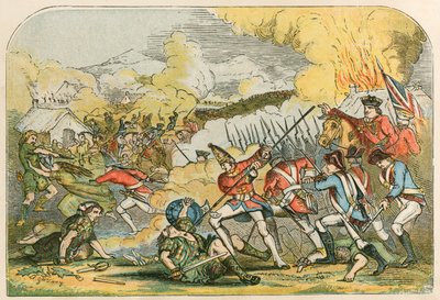 Massacre des Highlanders par le Duc de Cumberland - English School