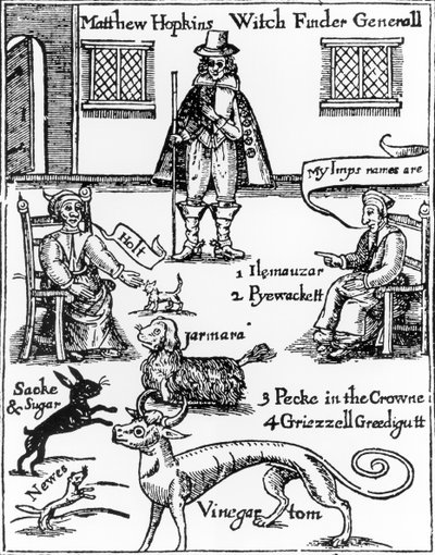 Matthew Hopkins, le Witchfinder General (d.1647) - English School