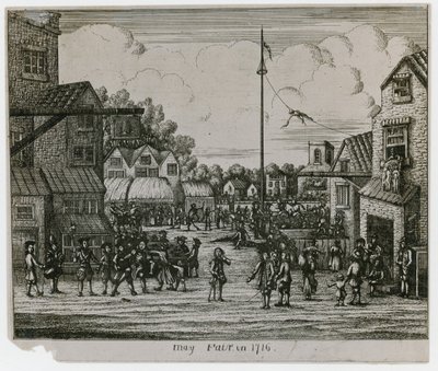Foire de mai en 1716 - English School
