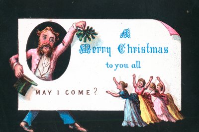Puis-je entrer ? carte de Noël - English School
