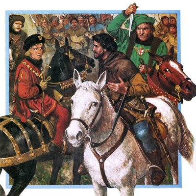 Le maire de Londres sur le point de tuer Wat Tyler - English School