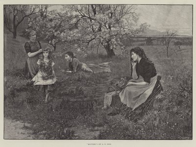 Le temps de mai (gravure) - English School