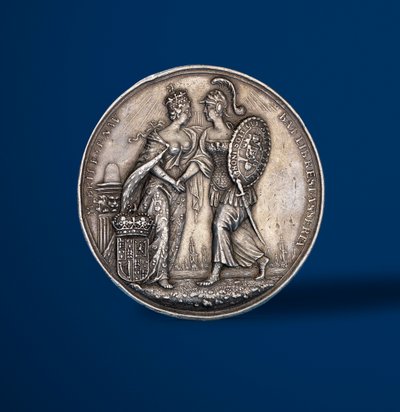 Médaille commémorant le couronnement de Guillaume et Marie, 1689 (revers) - English School