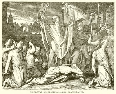 Superstition médiévale : les flagellants - English School