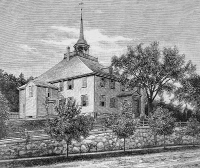 Maison de réunion à Hingham, illustration du Volume III de 
