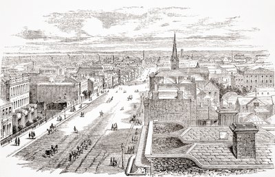 Melbourne, Australie, de The Gallery of Geography par le révérend Thomas Milner, publié vers 1880 - English School
