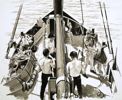 Hommes à bord d