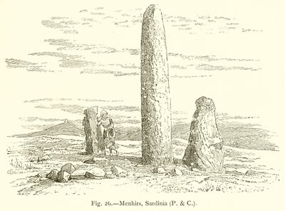 Menhirs, Sardaigne - English School