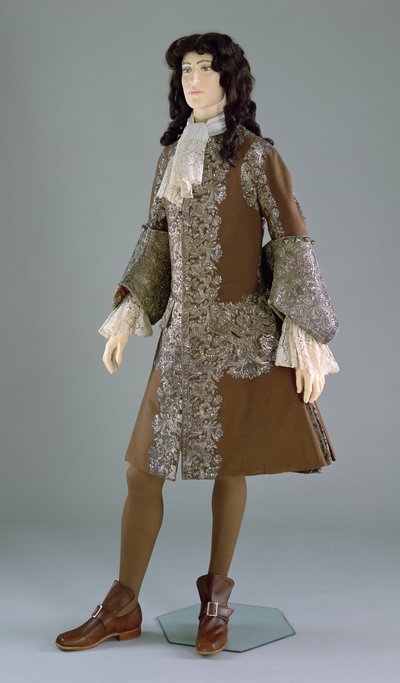 Manteau pour homme, années 1720 - English School