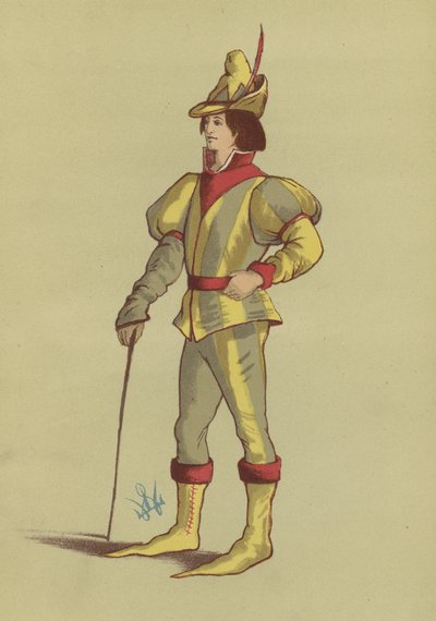 Costume masculin du règne d