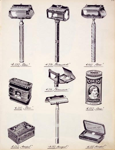 Équipement de rasage pour hommes, d