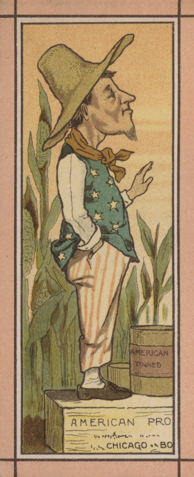 Illustration de menu : Nourriture en conserve américaine - English School