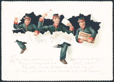 Facteurs joyeux, Carte de Noël - English School