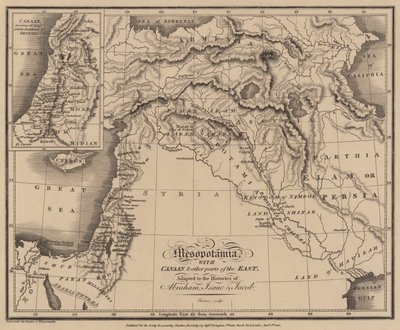 Mésopotamie avec Canaan et d