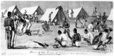 Mess du Prince de Gorkhas, 1878 - English School