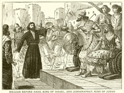 Michée devant Achab, roi d