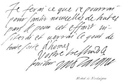 Michel de Montaigne - English School