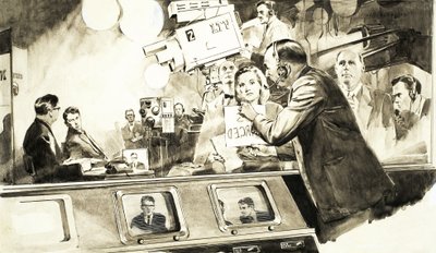 Mick Johnson, reporter TV - English School