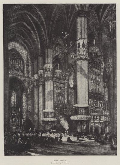 Cathédrale de Milan (lithographie) - English School