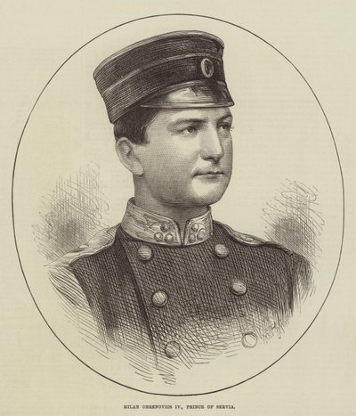 Milan Obrenovics IV, Prince de Serbie - English School