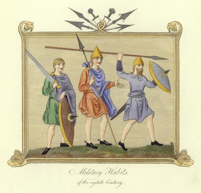 Costumes militaires du 8ème siècle - English School