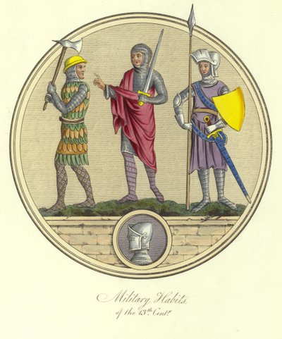 Habits militaires du 13ème siècle - English School